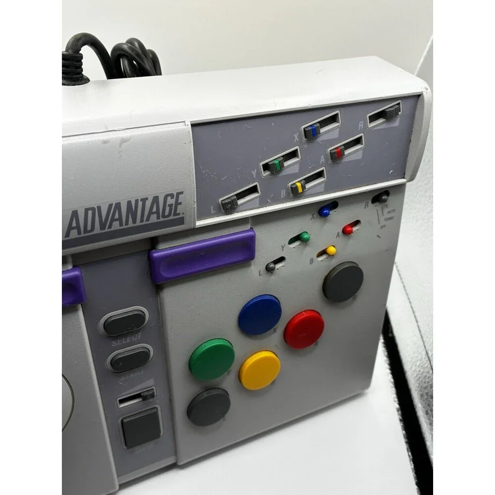 AsciiWare Super Advantage Joystick Controller - SNES Super Nintendo Model 4910